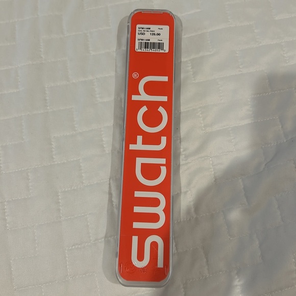 Stainless steel Swatch watch with extra battery. - Picture 5 of 7